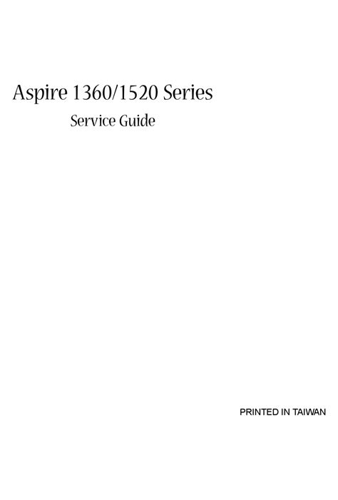 Acer - 1360 Series pdf manual